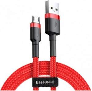 Кабель Baseus Cafule USB - MicroUSB 2.4A/1m (CAMKLF-B09)
