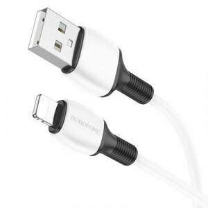 Кабель Borofone BX84 USB - Lightning 2.4A/1m (Білий)