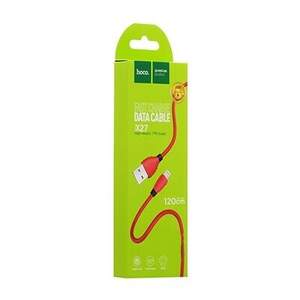 Кабель Hoco X27 Excellent USB - Lightning 2.4A/1.2m (Червоний)