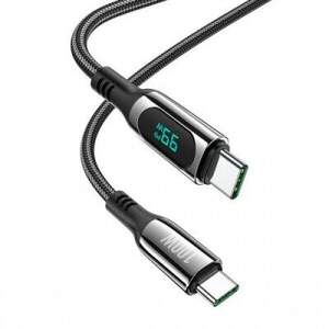 Кабель Hoco S51 Display Type-C - Type-C 100W/1.2m (Чорний)