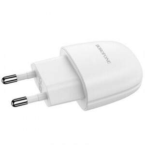 Мережевий Зарядний Пристрій Borofone BA49A 1USB/2.1A (Білий)