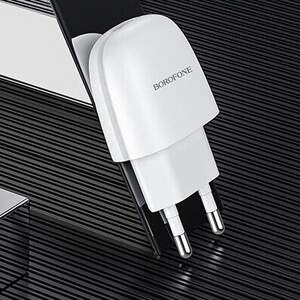 Мережевий Зарядний Пристрій Borofone BA49A 1USB/2.1A (Білий)