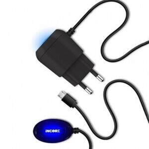 Мережевий Зарядний Пристрій Incore MicroUSB/1.0A (Чорний)