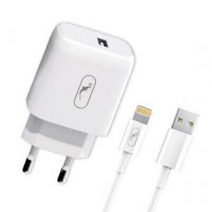 Мережевий Зарядний Пристрій USB SkyDolphin SC22EL Lightning 1USB/2.1A (Білий)