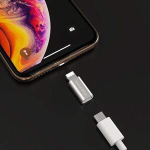 Перехідник Borofone BV5 MicroUSB - Lightning (Сталевий)