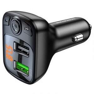 FM Модулятор Borofone BC41 Eminency QC3.0 (Чорний)
